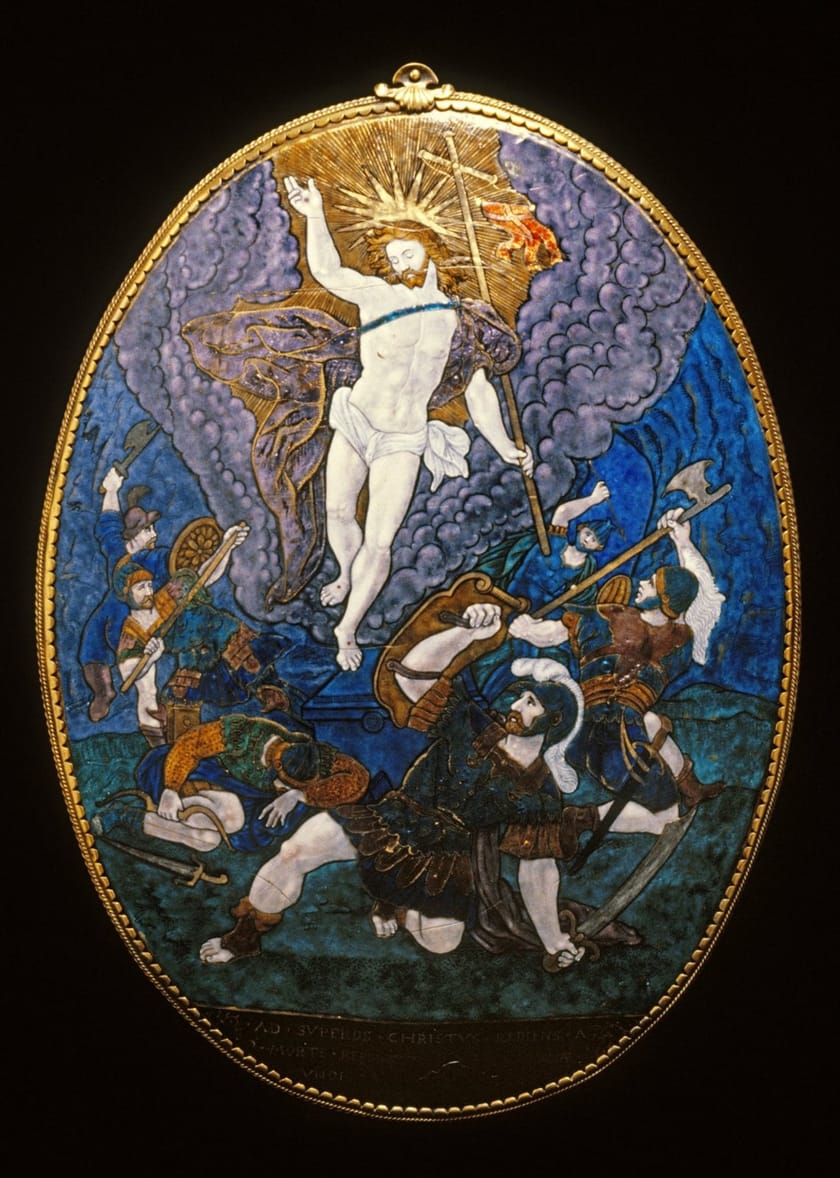 Plaque with the Resurrection of Christ by Jean Limosin I