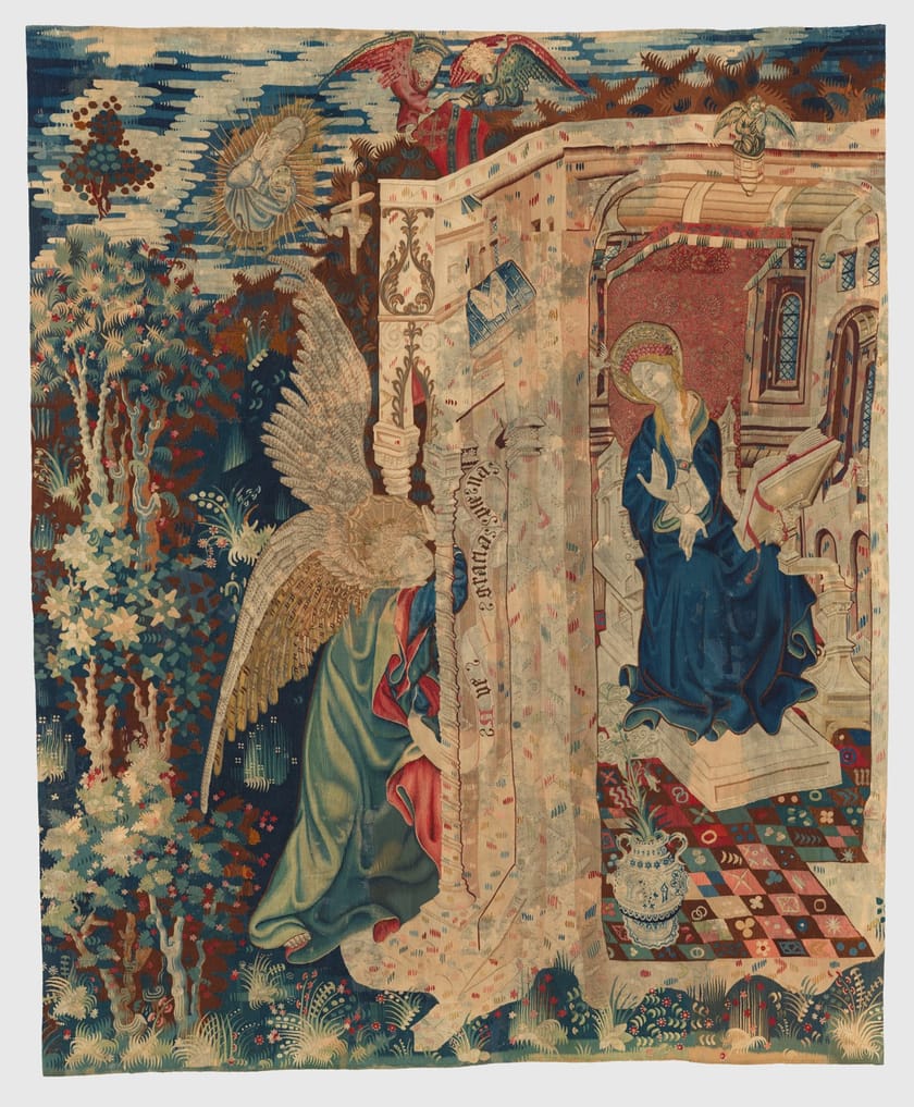 Tapestry with the Annunciation, South Netherlandish