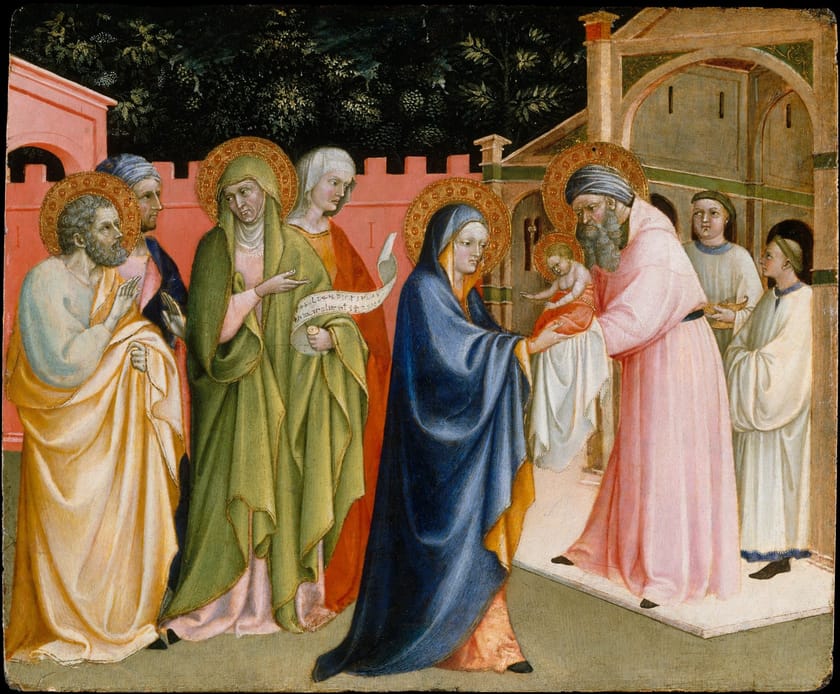 The Presentation in the Temple by Alvaro Pirez